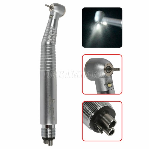 Turbina dentista High Speed Fiber Optic E-generator LED Handpiece 4H - Foto 2 di 11