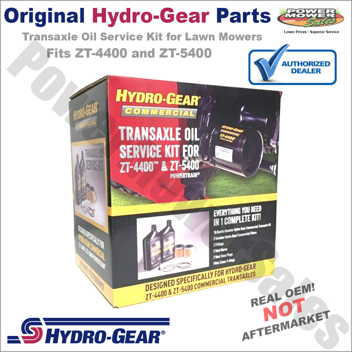 Genuine Hydro Gear Transaxle Oil Service Kit for Lawn Mowers