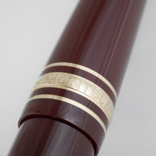 Montblanc Meisterstuck Classique 145 Bordeaux Fountain Pen OB (Excellent) RARE - Picture 10 of 15