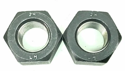 BRIGHTON NEW 2 Structural 2H Heavy Hex Nut 1-1/2-6 Coarse Thread Plain ASTM A194 1-1/2 HR