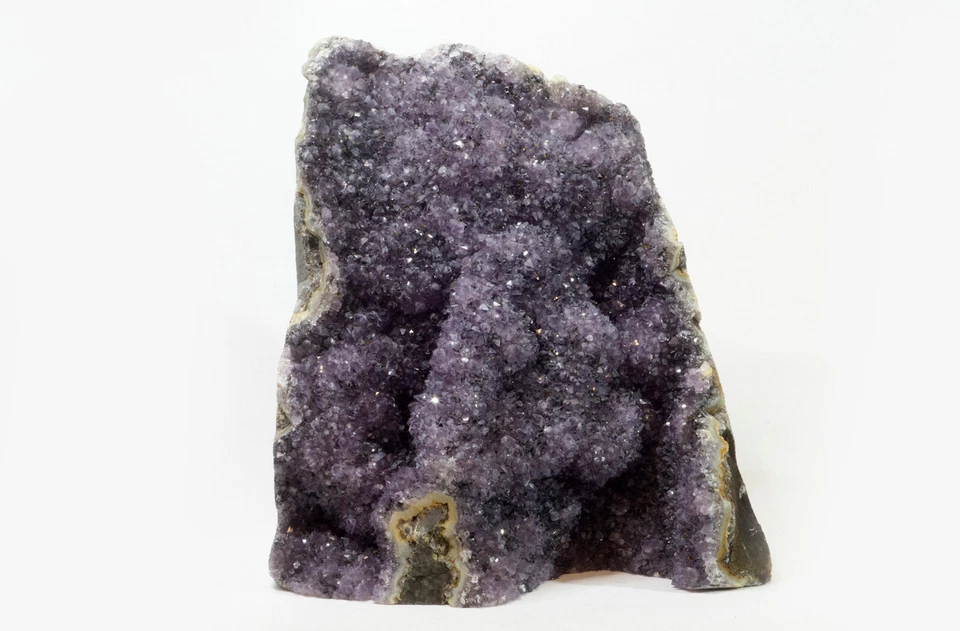 AMETHYSTGEODE AMETHYST KRISTALLE EDELSTEIN ACHATGEODE BERGKRISTALL QUARZ DRUSE - Bild 2 von 3