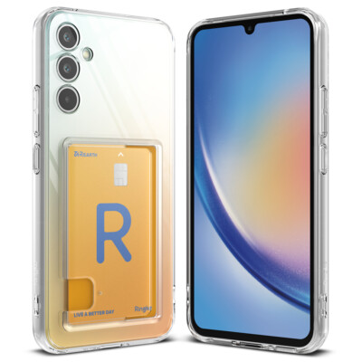 For Samsung Galaxy A54 A34 5G Case | Ringke [Fusion Card] Clear Card Slot Cover