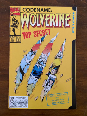 WOLVERINE #50 (Marvel, 1988) VF/+ Larry Hama/Silvestri