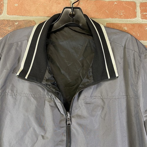 Banana Republic Reversible Bomber Jacket Wind Breaker Men’s Large - Picture 6 of 12
