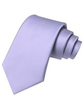 Solid Color Tie Mens Necktie for Business and Wedding Lavender2
