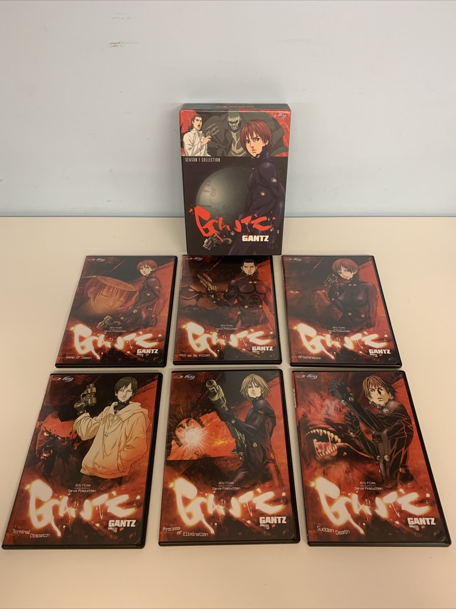 GANTZ　BOX　1 DVD Gantz Season 1 DVD 6-Disc Box Set ADM Films Anime Manga