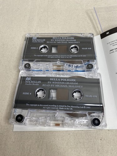Bella Poldark Audio Cassette Tape x2 Tapes Winston Graham Feud Village Listening - Picture 6 of 7