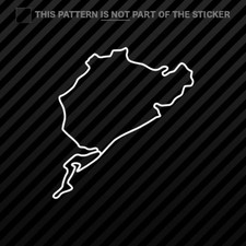2x Nurburgring Sticker Self Adhesive Vinyl Track 2x Nurburgring Sticker Self Adhesive Vinyl Track