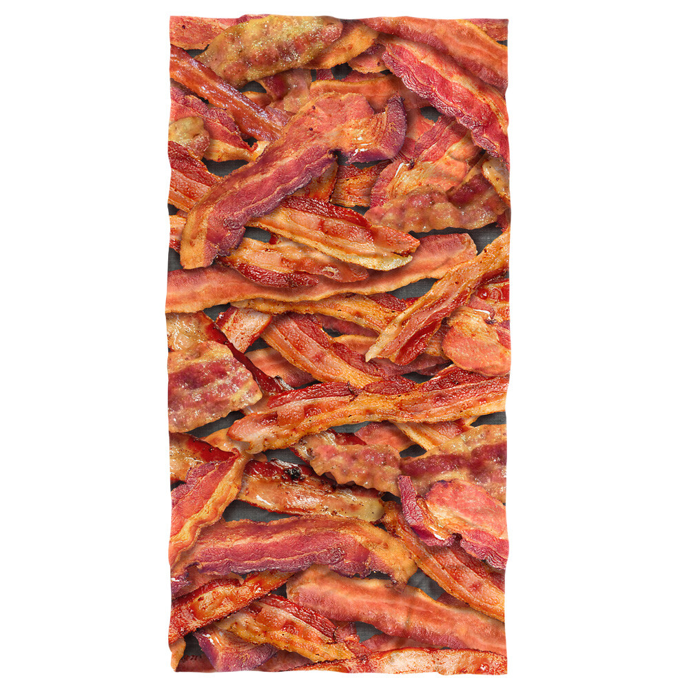 Bacon Collare Beach Towel 30x60 Inches