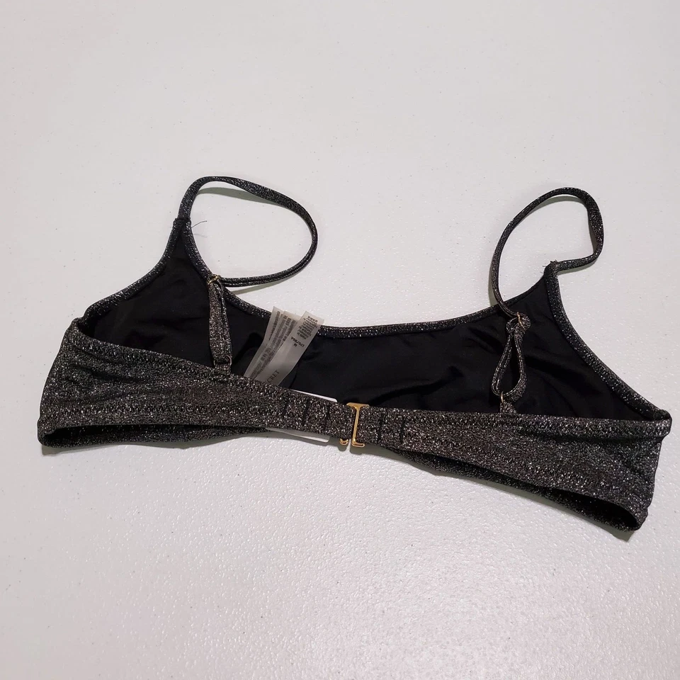 Traje de baño para mujer Victoria Secret gris medio bikini top correa de espagueti Foto 3 de 4