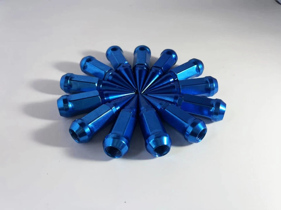 20 tuercas azules de 3,18"" Spike Bellon 1/2-20 aptas para Jeep CJ CJ3 CJ5 CJ5A CJ6 CJ6A CJ7 Foto 2 de 4