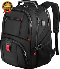 Travel Backpack Extra Large 50L Laptop Backpacks for Men Women Water Resistant