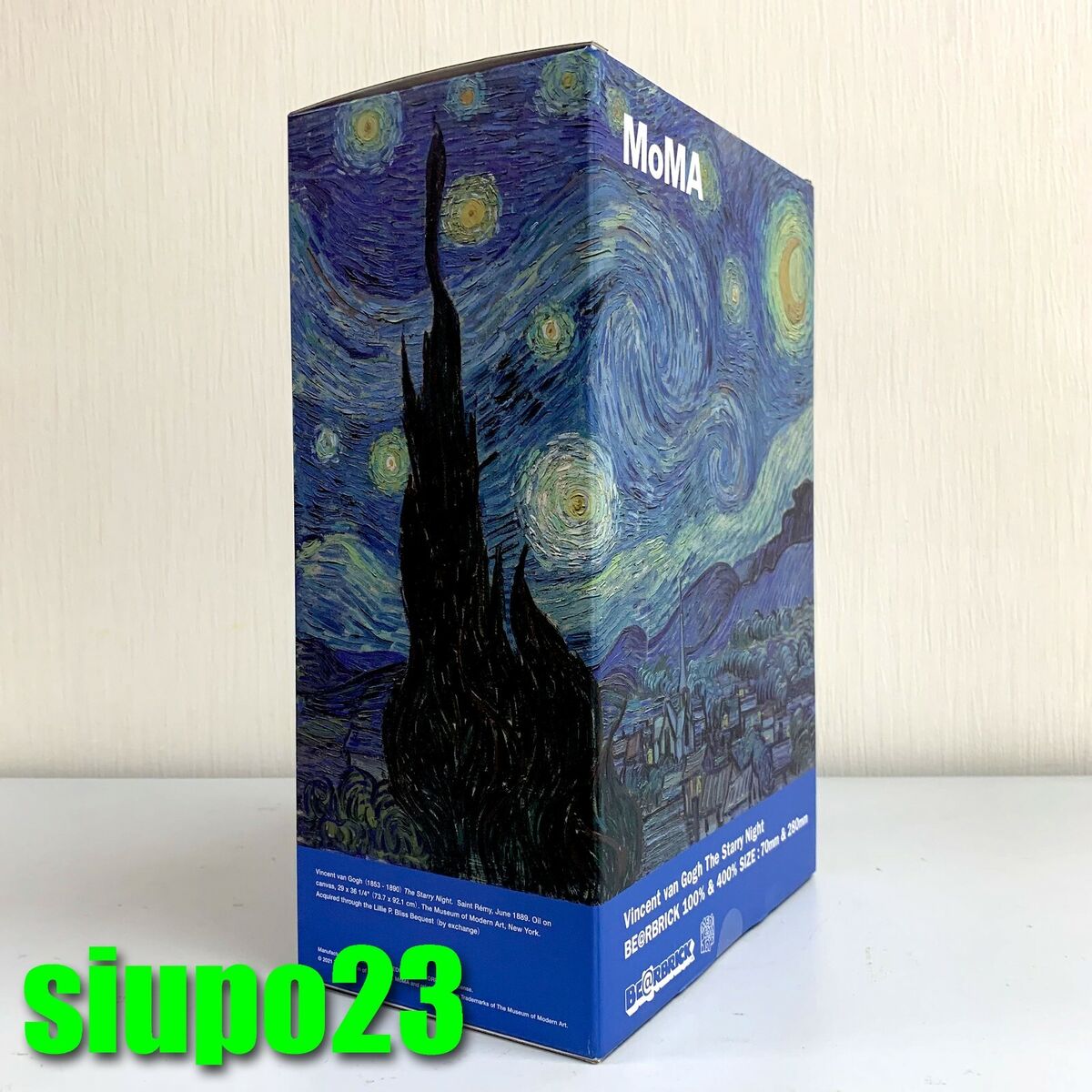 Medicom 400% + 100% Bearbrick ~ Vincent van Gogh Be@rbrick Medicom 400% + 100% Bearbrick ~ Vincent van Gogh Be@rbrick