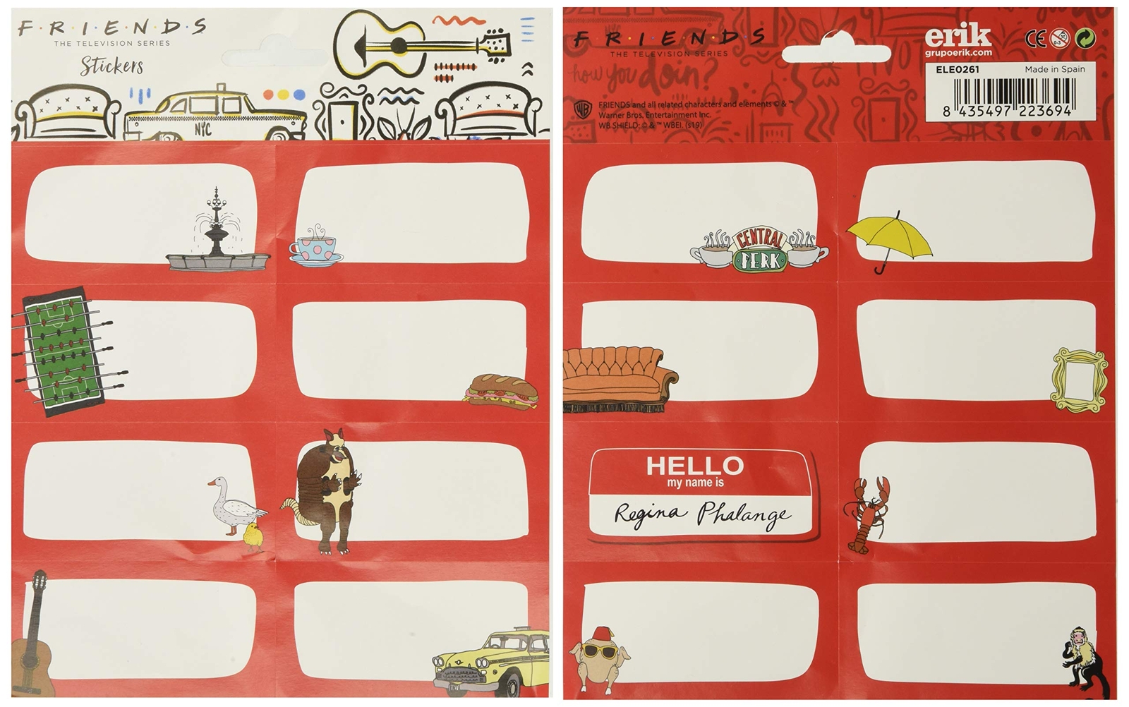 Official Friends Stickers – Sticky Labels – Food Labels Stickers – Labels Sticke