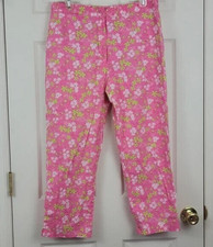 Lilly Pulitzer Vintage Happy Hippos Cropped Pants Size 10