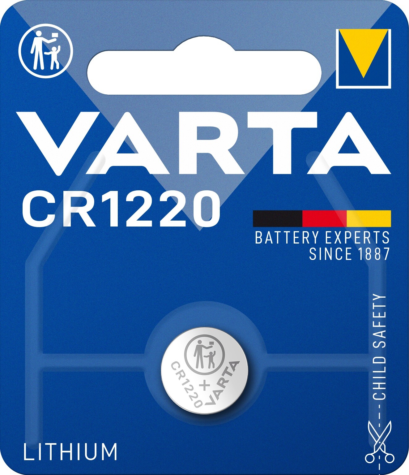 Thumbnail - 1 X Varta Cr 1220 Dl1220 3v Lithium Batterie Knopfzelle 35mah Blister