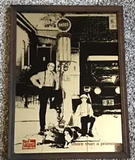 AMOCO Visible Pump Model T Station Reverse paint MIRROR Advertising promo