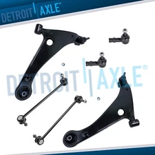 Front Lower Control Arm Sway Bar Outer Tierod for 2004 - 2012 Mitsubishi Galant