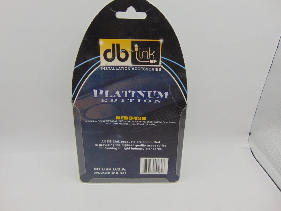 New DB Link Car Audio Platinum Distribution Fuse Box AGU 4 AWG in 8 Awg out x 3 - Image 4 of 4