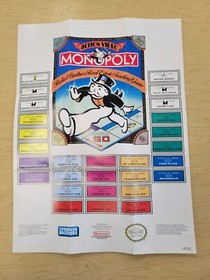 monopoly nes Poster Insert