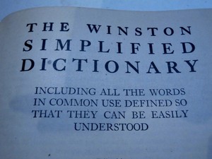 Details About The Winston Simplified Dictionary 1925 Full Color Black White Illustrations - 