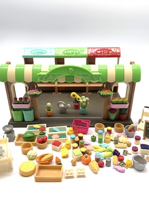 Li'l Woodzeez Playset – Hoppin' Farmers Market – 97pc Toy Market