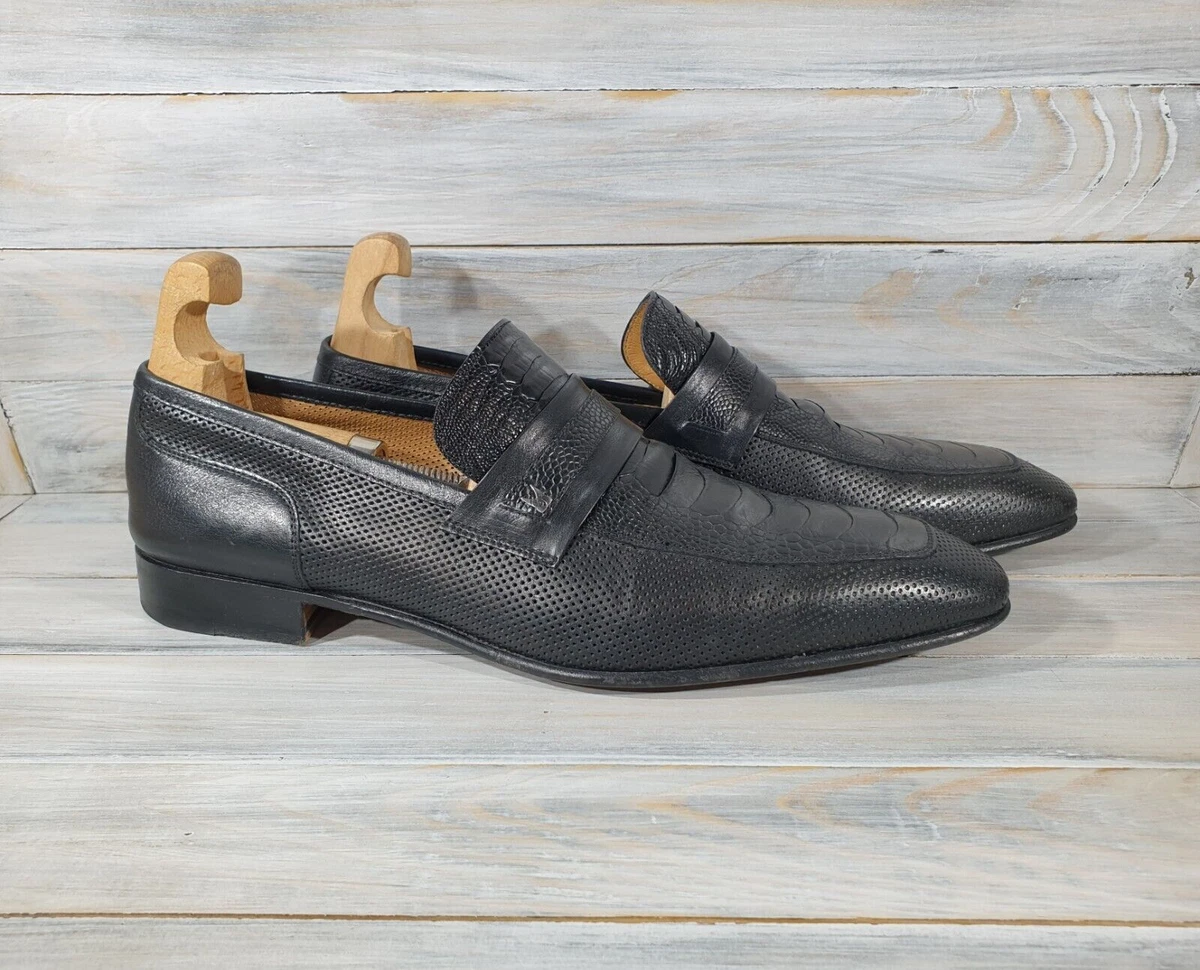 Moreschi 42625 Crocodile Print pour Homme Made in Italy eBay