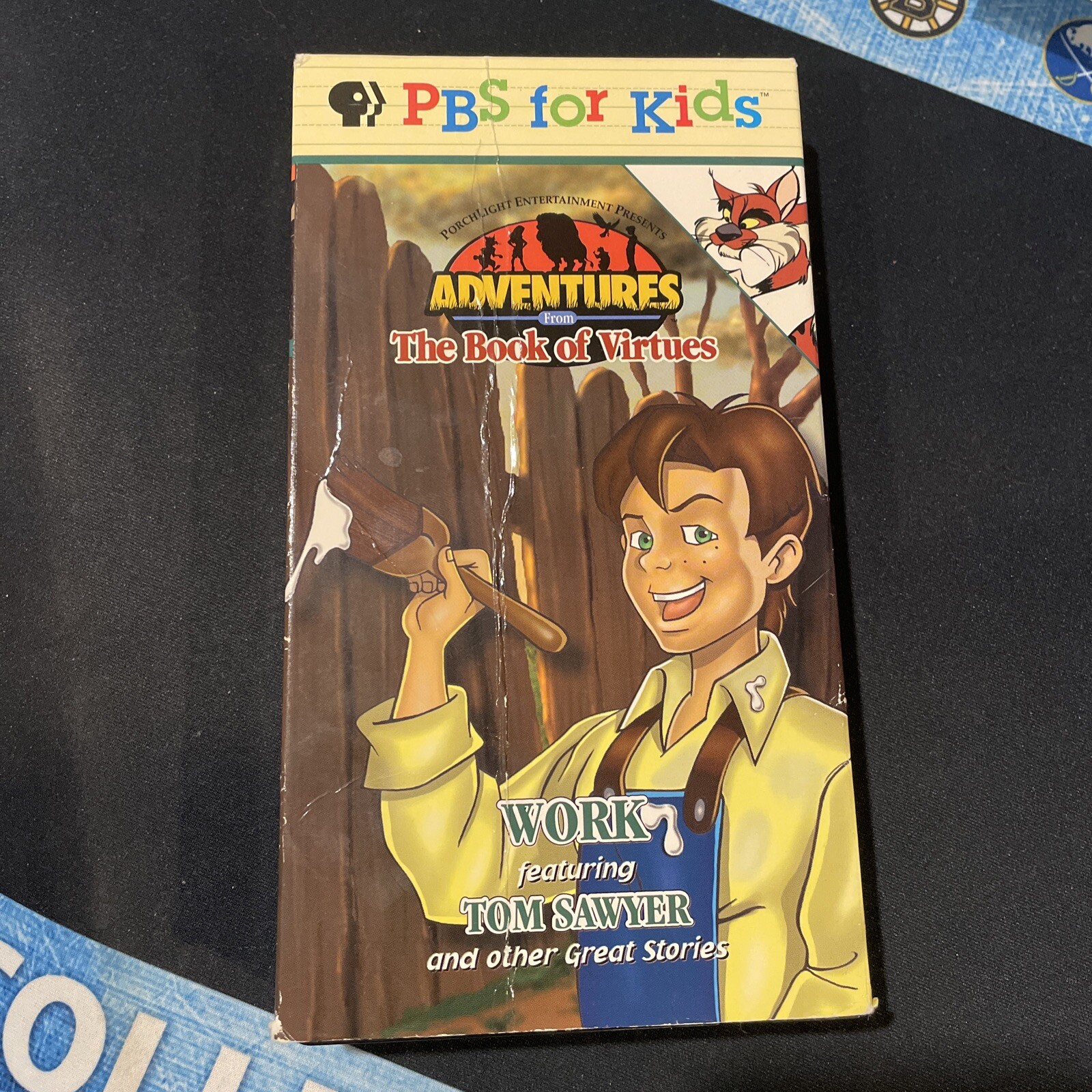 📼Adventures From the Book of Virtues V.5Work (VHS, 1997) PBS for Kids