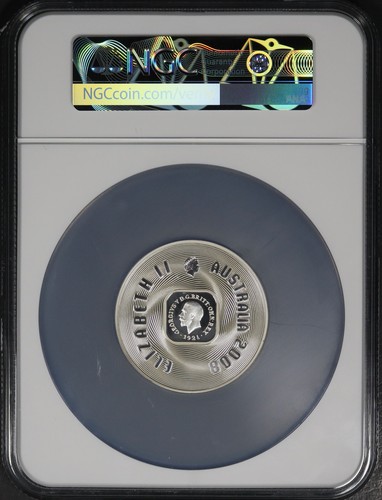 2008 Australia $1 Silver 1921 Kookaburra Penny Commemorative NGC PF-69 UC - Picture 3 of 3
