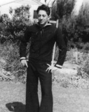 ORIGINAL VINTAGE PHOTO: Navy Sailor Man Male Uniform USN 40's 40s WW2 WWII