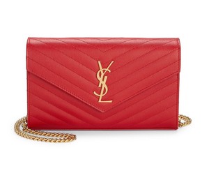 medium monogram mattelasse leather chain wallet