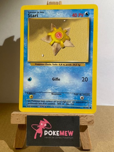 STARI 65/102 EDITION 1 Ed 1 Set De Base Wizards Carte Pokémon FR EUR 21,89 - FR