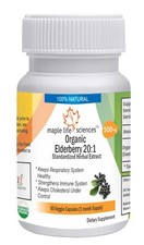 ORGANIC Elderberry 20:1 Extract Capsules Pure and High Quality
