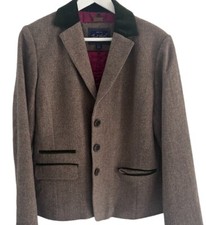 Stunning Jack Murphy Tweed Jacket, Women’s Size 16, 100% Wool, Ladies In Vgc