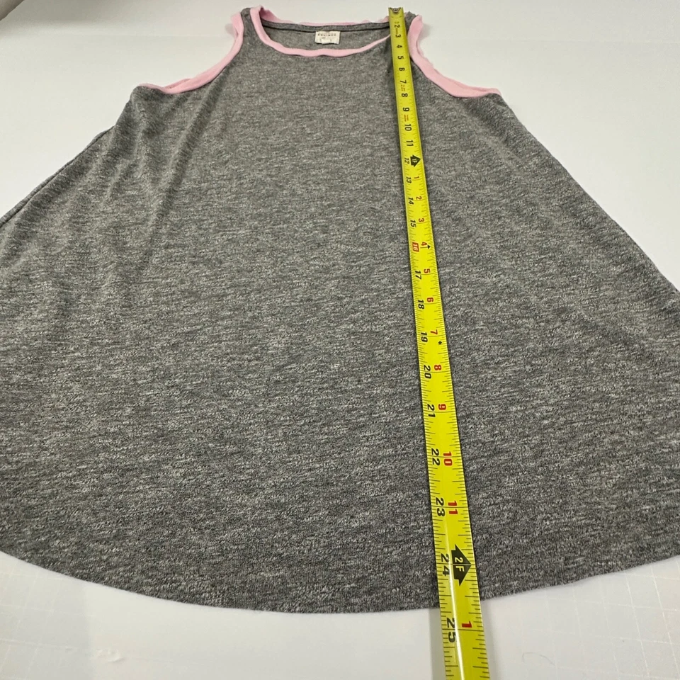 Sundry Equinox Women Tank Top Gray/pink size 0 Made Usa - Image 4 of 4