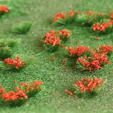 MP Scenery Products 70204 - Flowering Meadow Red 5" x 6-1/8" sheet, 1/pk