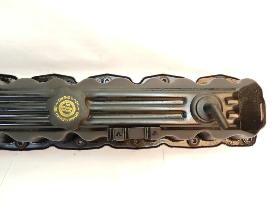 Jeep Wrangler TJ YJ Cherokee XJ Grand ZJ 4.0 OEM Steel Engine Valve Cover 6 Cyl - Image 3 of 4