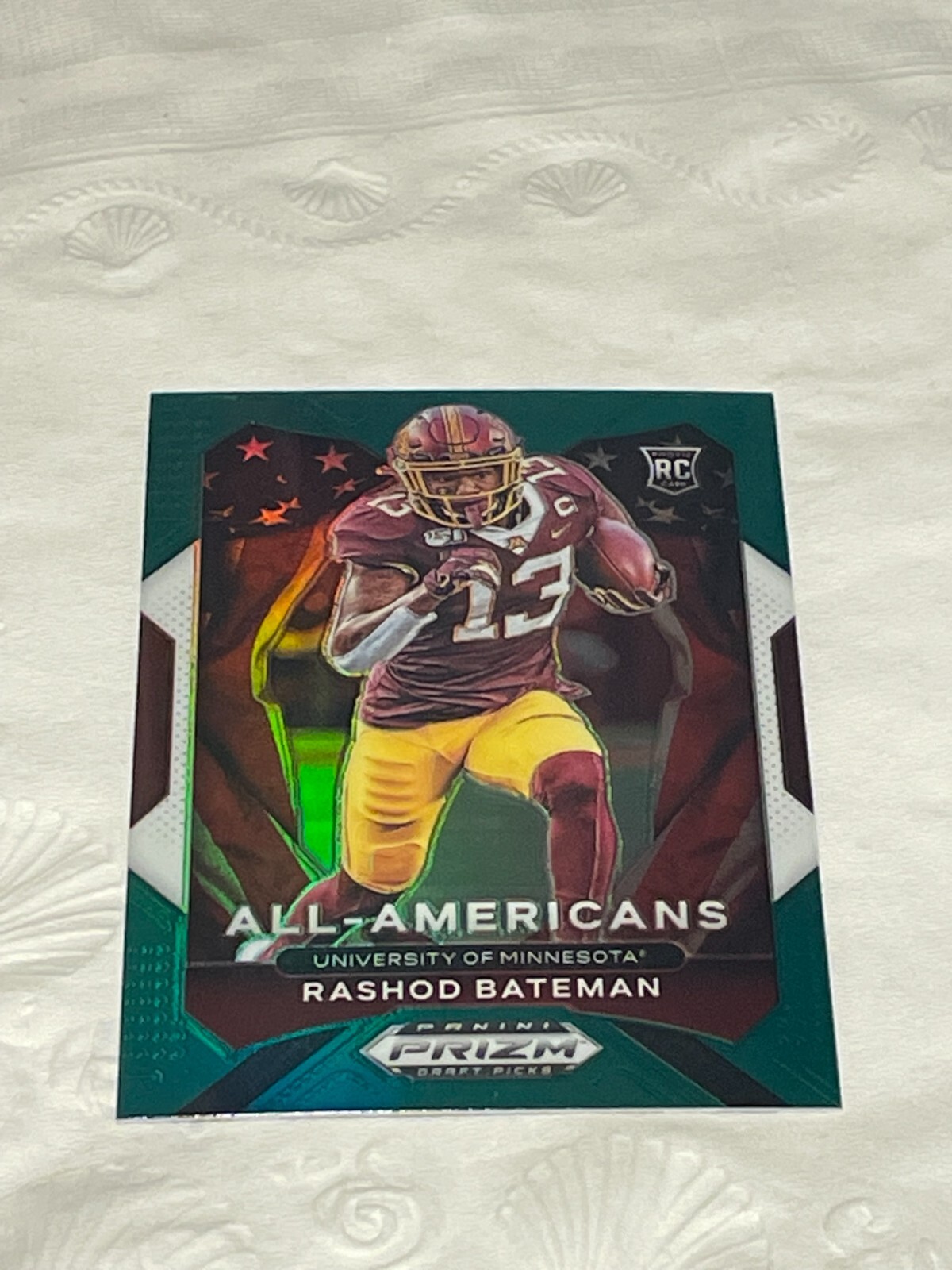 Rashod Bateman 2021 Prizm Draft Picks All-Americans Rookie Green PRIZM #196