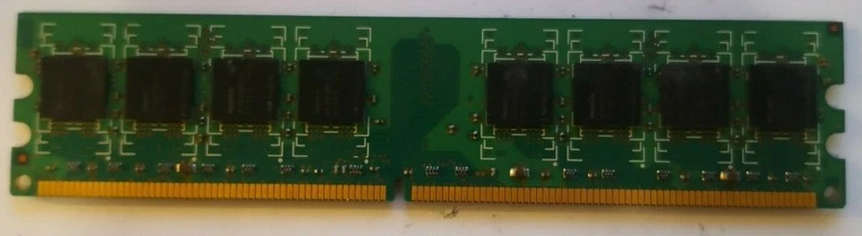 RAM 1GB DDR2 667MHZ PC2-5300U non-ECC Hynix HYMP512U64CP8-Y5 AB-C - Immagine 2 di 2