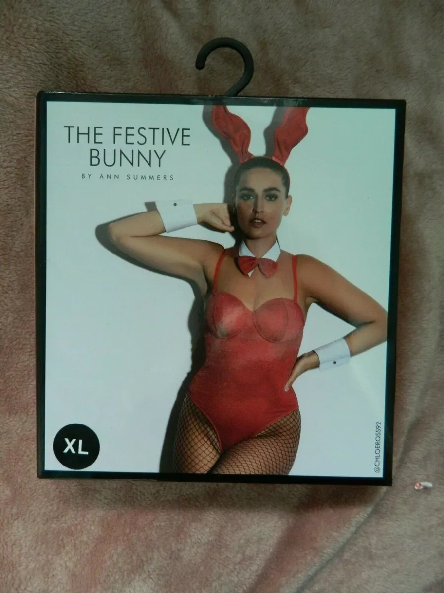 Ann Summers The Festive Red Bunny Fancy Dress Outfit Size XL eBay