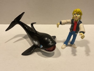 Free Willy MD Toys Belgium Warner Bros. 1995 Set 2 x Figur mit Orca Wal