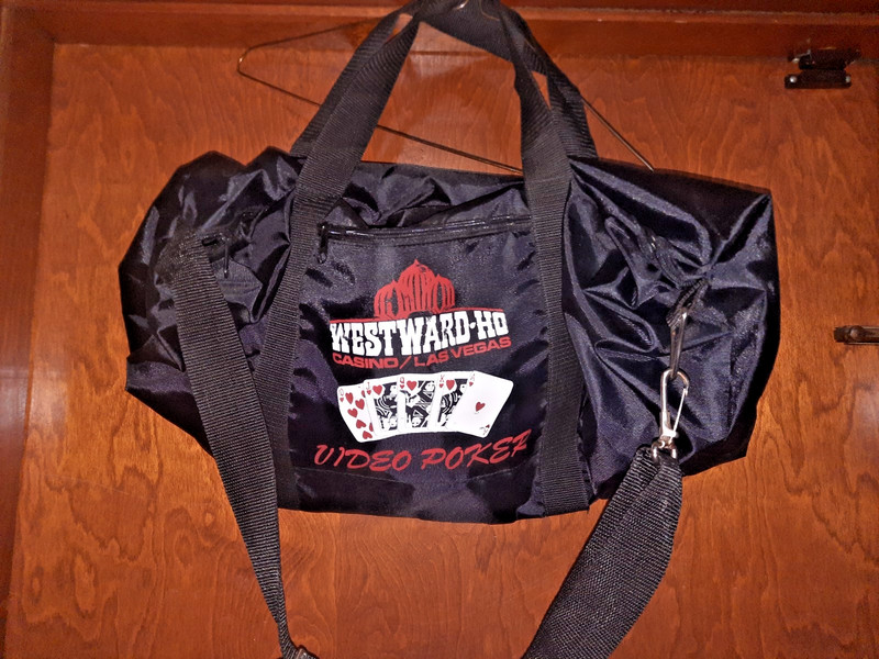 VTG  Westward Ho Hotel Casino Video Poker Duffle Bag