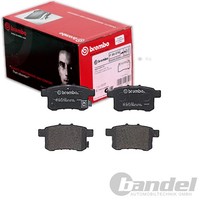 Brembo BremsbelÄGe Hinterachse Passend FÜR Honda Accord | P 28 072