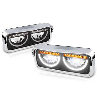 For 81-19 Kenworth W900/Western Star 4800 Full LED DRL Turn Signal