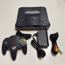 Nintendo 64 N64 System 32MB Charcoal Gray Home Console Tested