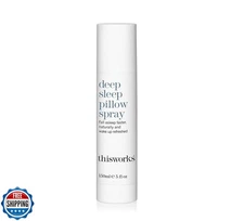 THISWORKS Deep Sleep Pillow Spray – Fast-Acting Natural Rest Formula with Ess