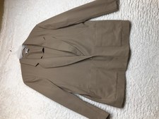 Manor Park Blazer Mens Large Tan Made USA Classic Two Button Sport Coat Jacket