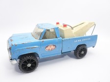 VTG 1970s Tonka AA Wrecker Tow Truck Pressed Steel Toy Light Blue 11060
