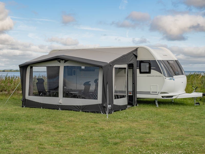 Telta Estate 390 Inflatable Seasonal Pitch Caravan Porch Awning