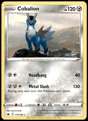 Cobalion 114/198 Chilling Reign Rare